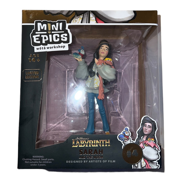 Mini Epics Labyrinth: Sarah & The Worm Figure - Picture 1 of 2